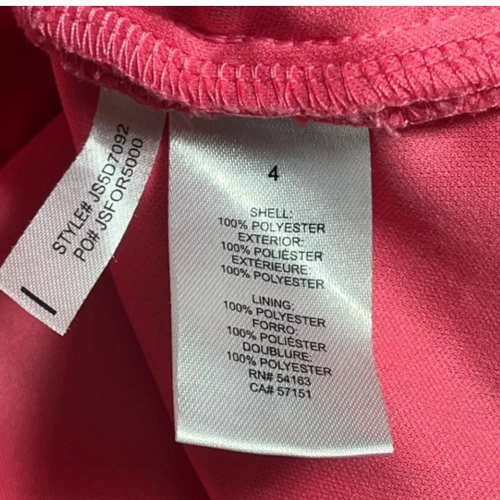 Jessica Simpson Dress in Pink with Crochet Lace Sleeveless Womens Size 4 - Picture 6 of 8